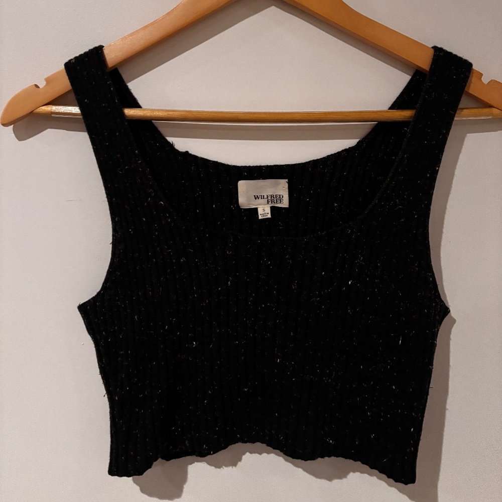 Wilfred Free Knit Crop Tank Top